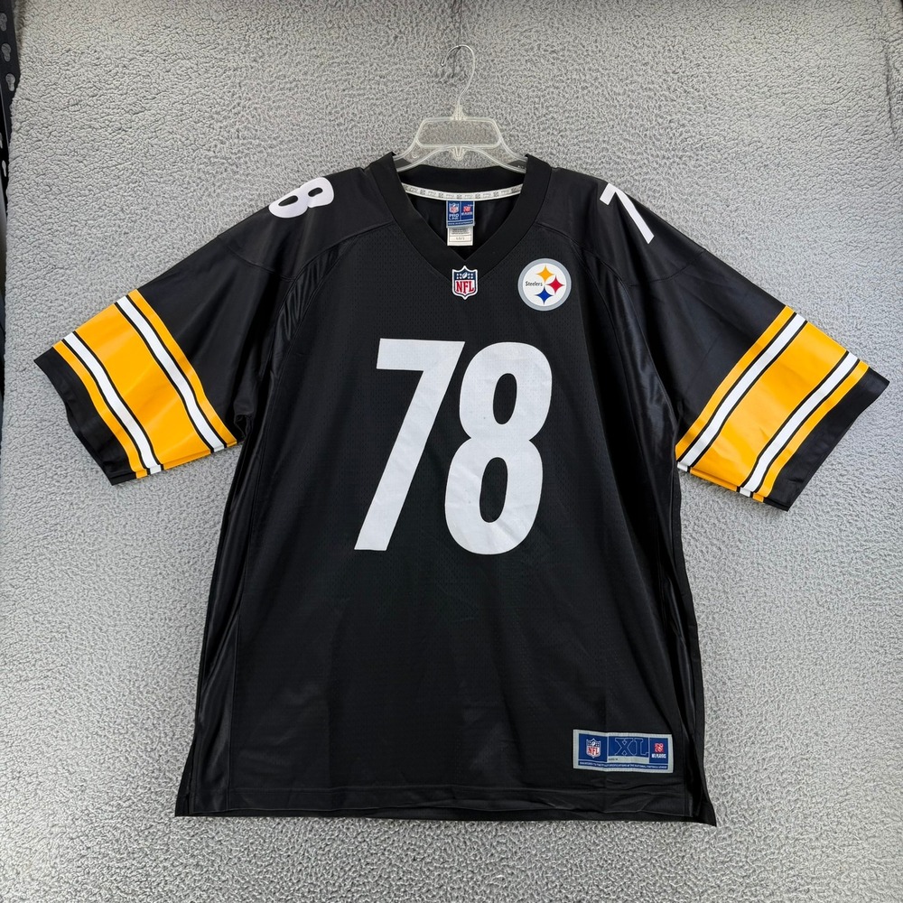 NFL Pro Line Pittsburgh Steelers Alejandro Villanueva 78 Jersey Mens XL Black